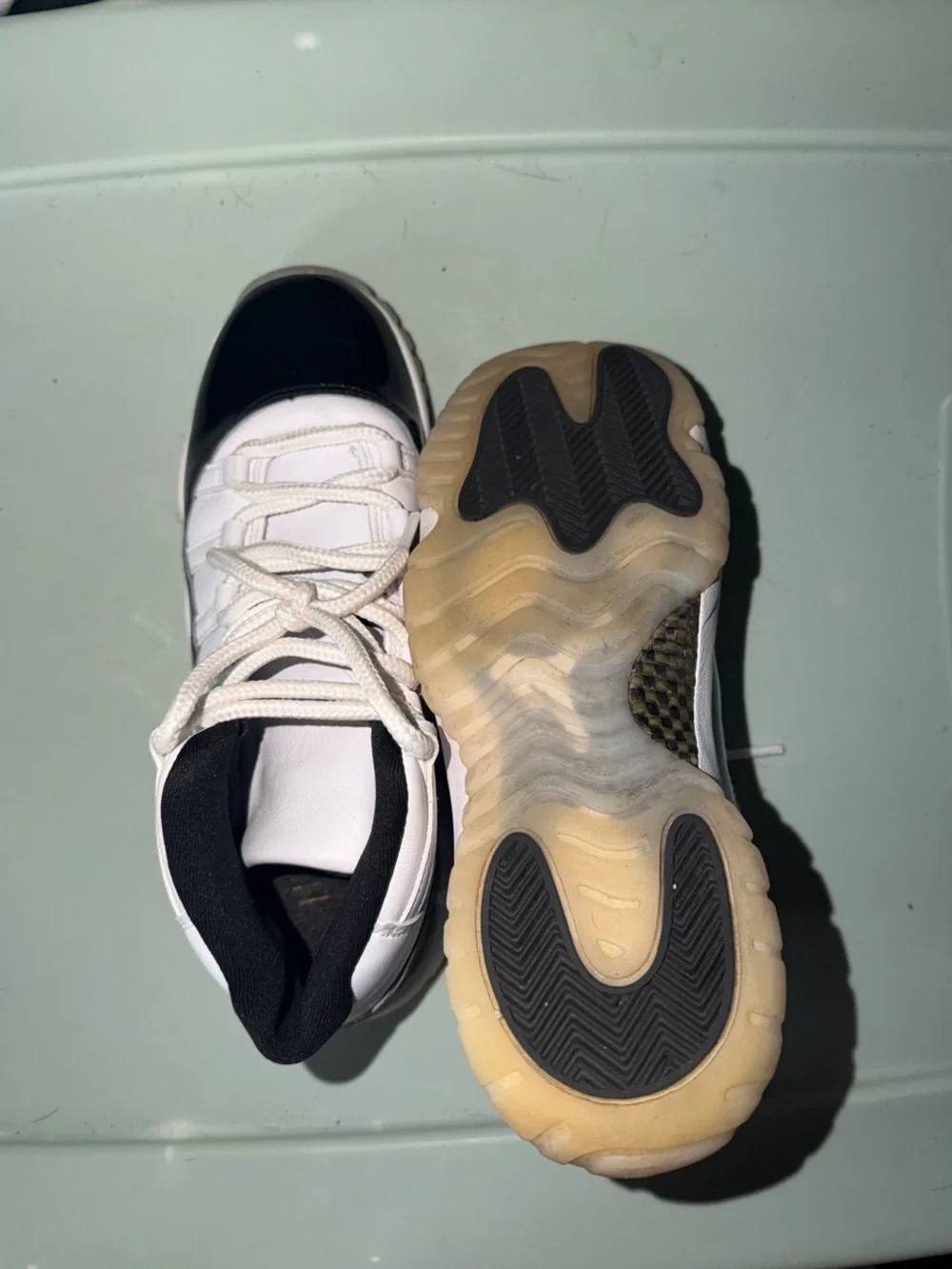Jordan Retro Low White and Black Kids Sneakers